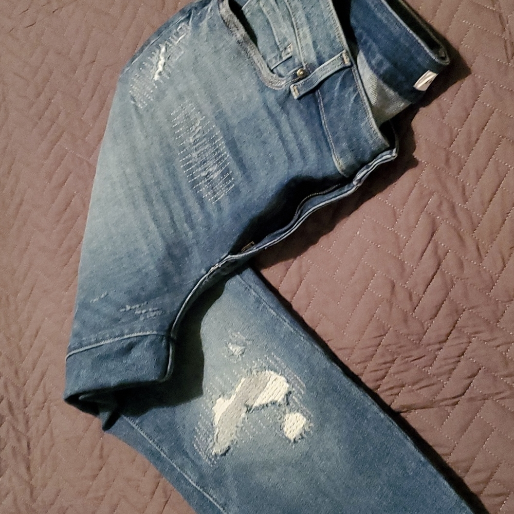 Lane Bryant Distressed Jeans Sz 16